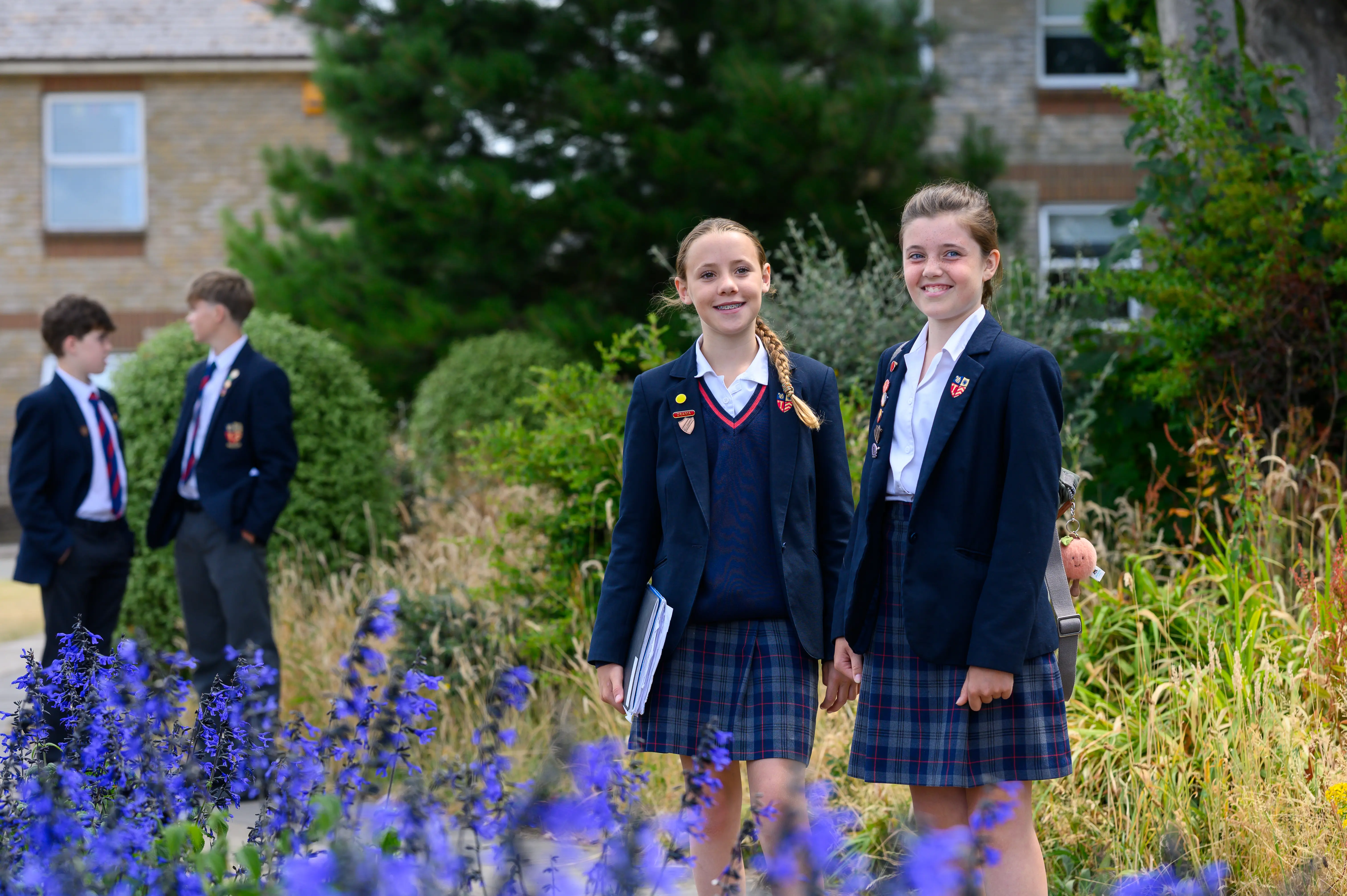 Two girls at Ryde School