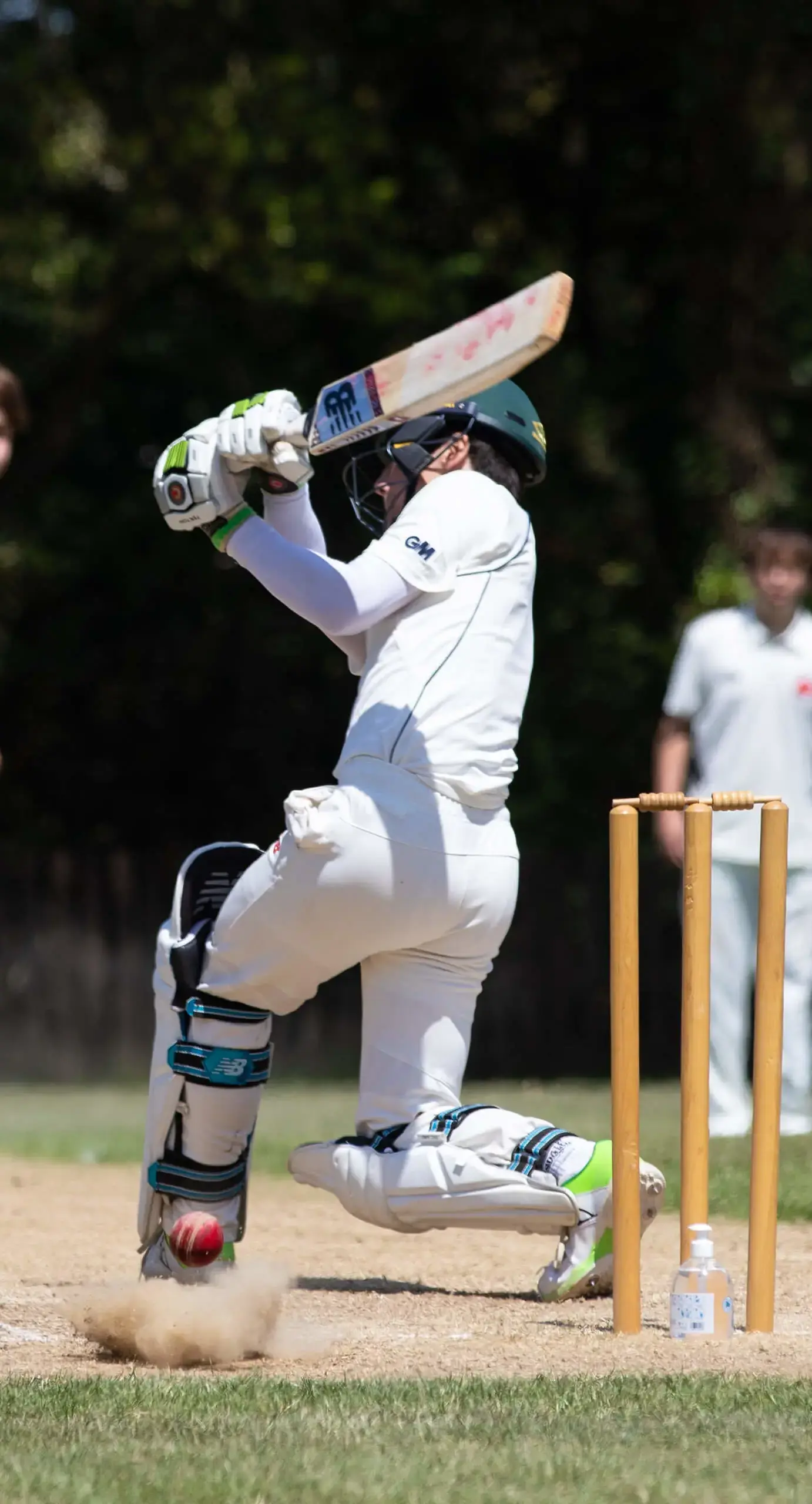 Ryde School Senior Pupils playing cricket
